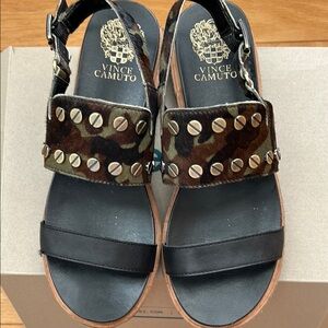 Vince Camuto Camouflage Studded Sandals